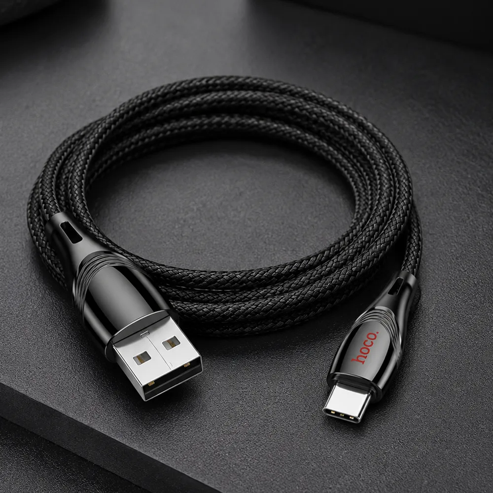 Кабель Hoco U133 USB to Type-C — швидка зарядка та передача даних