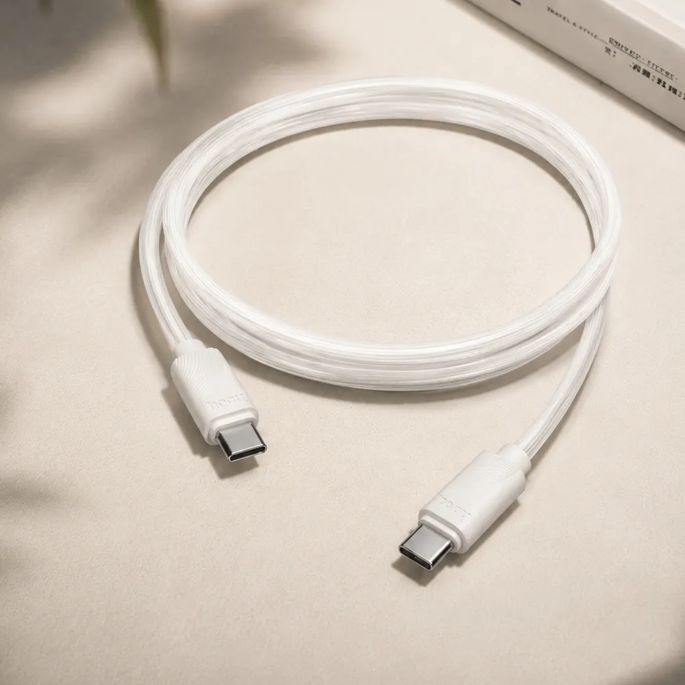 Кабель Hoco X114 USB-C to USB-C — швидка зарядка PD для смартфона