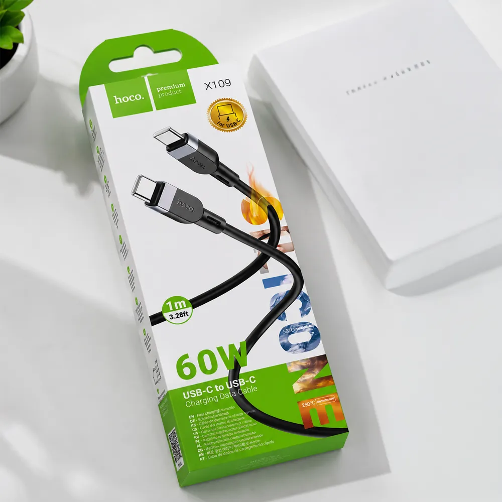 Кабель Hoco X109 USB to Type-C — швидка зарядка та передача даних
