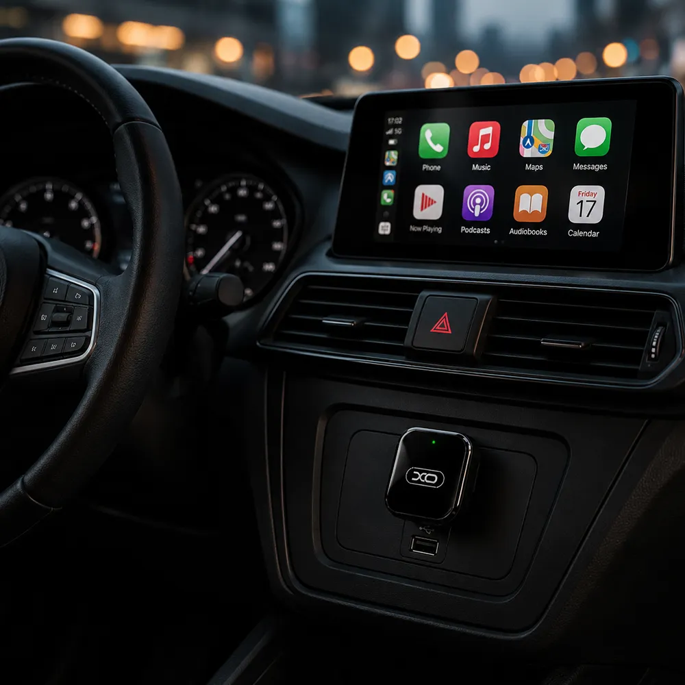 Беспроводной CarPlay и Android Auto адаптер XO CZ026 — 2в1 адаптер для автомобиля